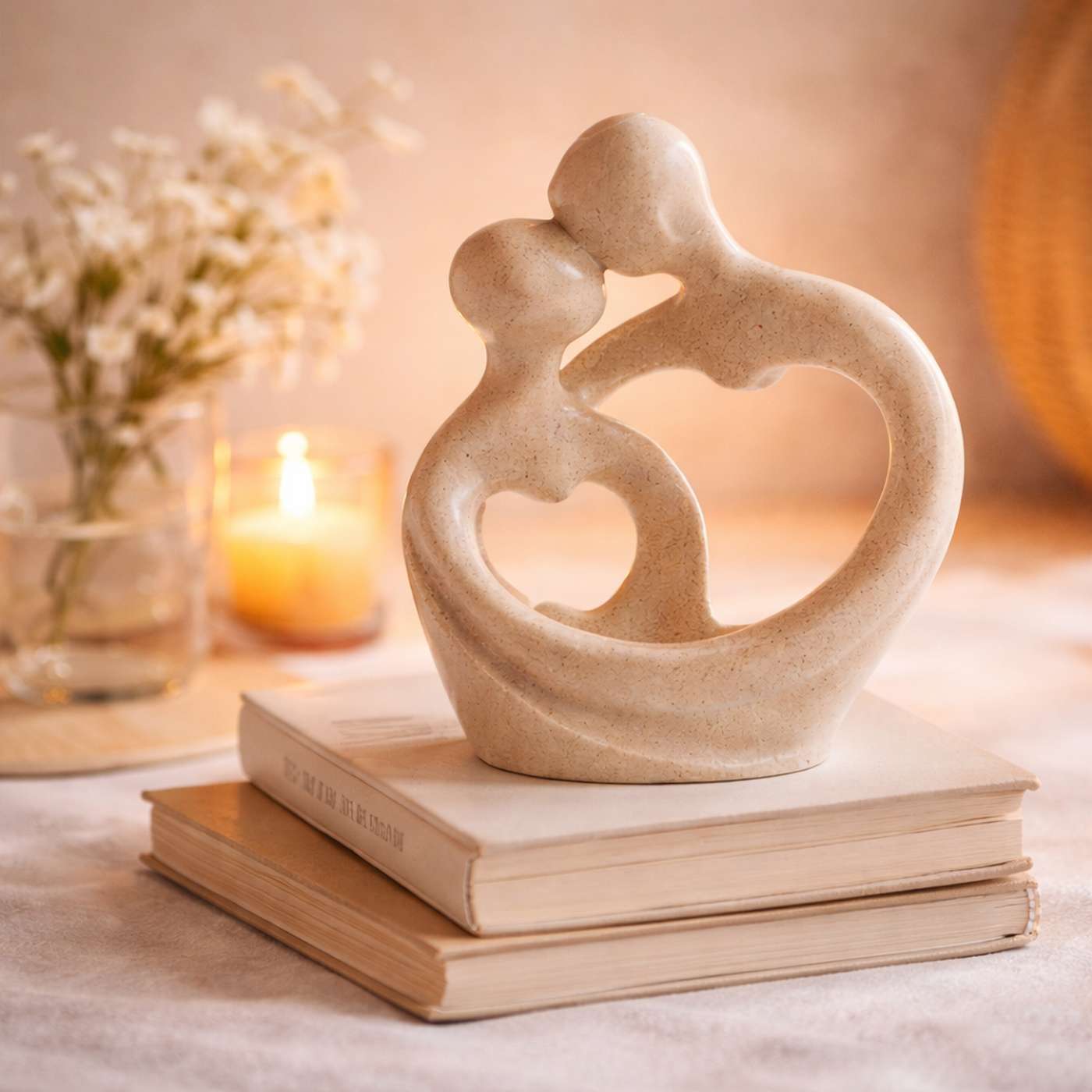 Nordic Abstract Couple Statue - Modern Home Decor & Gift for Wine and TV Cabinets