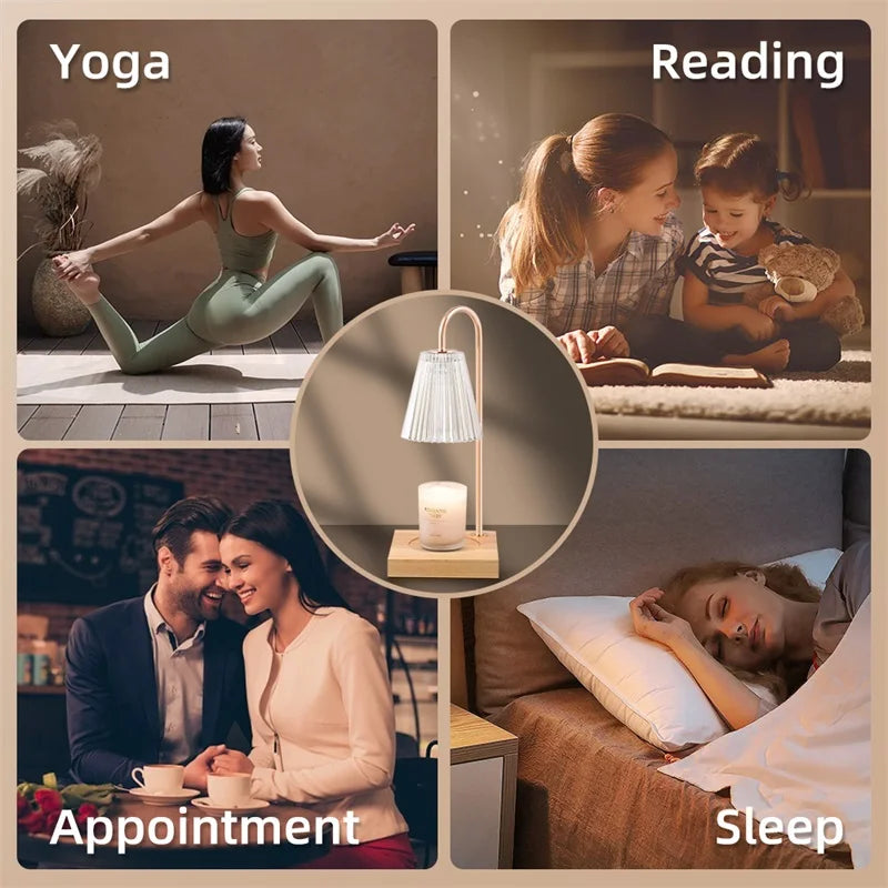 Light Up Your Space with Our Retro Aromatherapy Candle Warmer Lamp! 🕯️✨ Perfect for Your Bedroom, Office, or Cozy Nook! #HomeDecor #CandleLovers