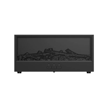 Cozy Charcoal Fireplace Aroma Diffuser & Air Humidifier with Timer Remote - Perfect Christmas Gift!