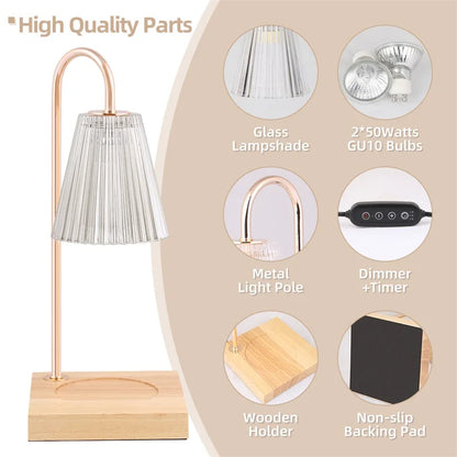 Light Up Your Space with Our Retro Aromatherapy Candle Warmer Lamp! 🕯️✨ Perfect for Your Bedroom, Office, or Cozy Nook! #HomeDecor #CandleLovers