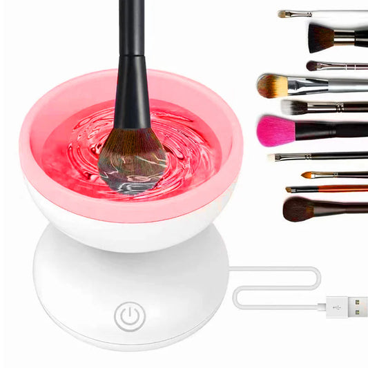 Say goodbye to dirty brushes! 🧖‍♀️✨ Check out this Portable USB Electric Makeup Brush Cleaner – a game changer for flawless beauty! 💄🖌️ #MakeupMustHave #GlamOnTheGo