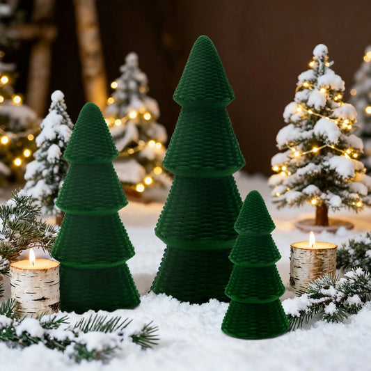 Funky Velvet Mini Christmas Trees: The Perfect Tiny Forest for Your Tabletop Holiday Shenanigans!