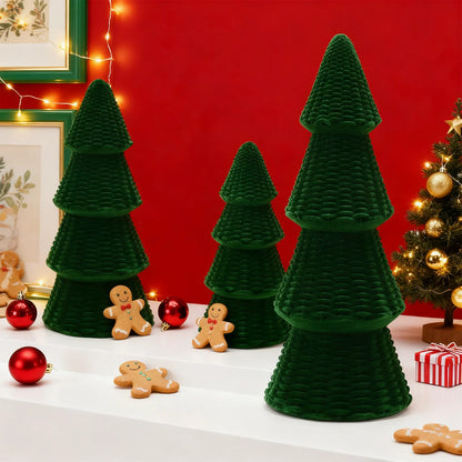 Funky Velvet Mini Christmas Trees: The Perfect Tiny Forest for Your Tabletop Holiday Shenanigans!