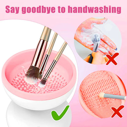 Say goodbye to dirty brushes! 🧖‍♀️✨ Check out this Portable USB Electric Makeup Brush Cleaner – a game changer for flawless beauty! 💄🖌️ #MakeupMustHave #GlamOnTheGo