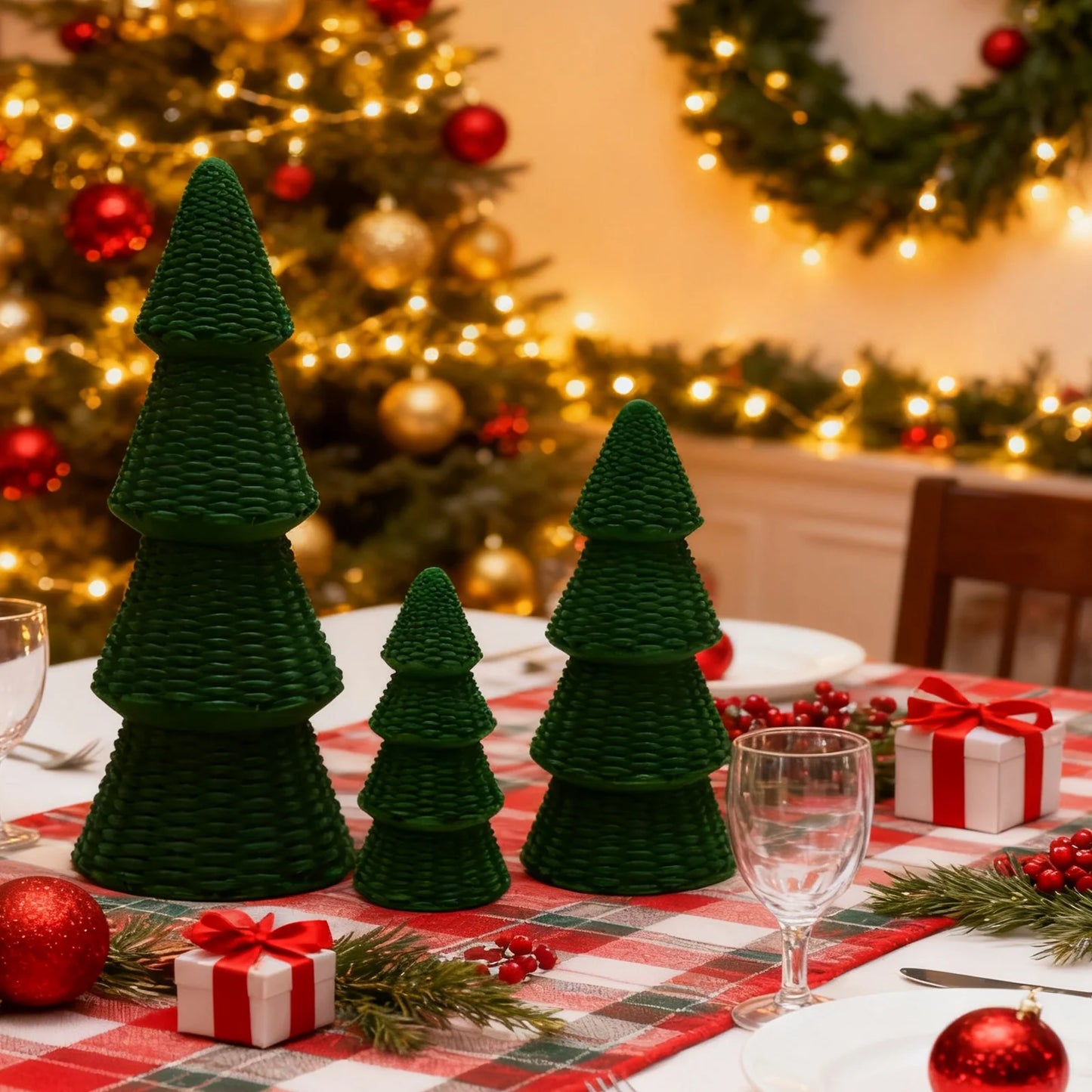 Funky Velvet Mini Christmas Trees: The Perfect Tiny Forest for Your Tabletop Holiday Shenanigans!