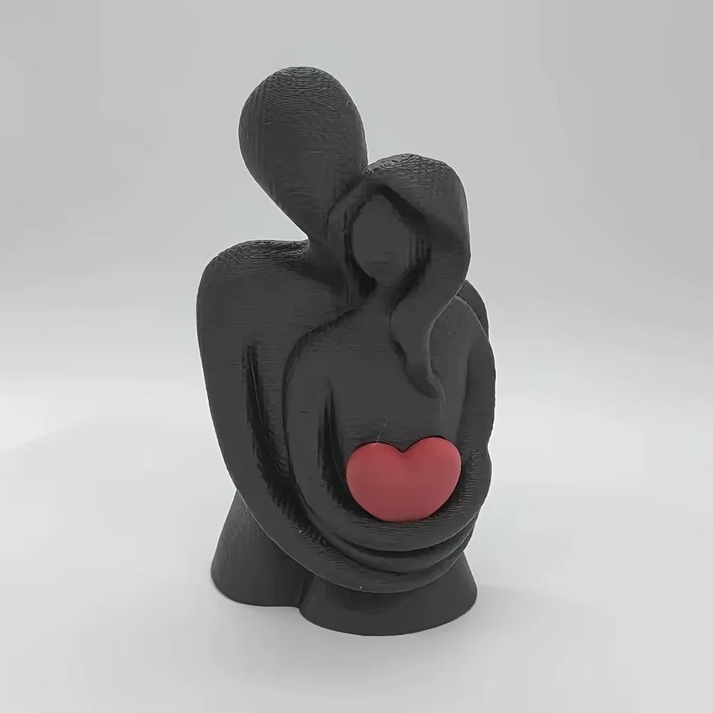 Modern Love Embracing Couple 3D Printing Statues - Stylish Home Decor & Perfect Gift Ideas