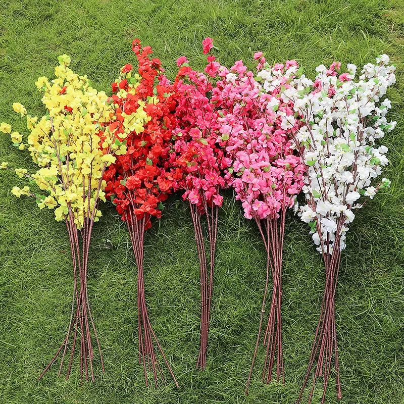 Stunning 106cm Artificial Peach Blossom Branch - Perfect for Home, Garden, Weddings & DIY Decor! 🌸✨ #FlowerPower #HomeDecor #WeddingVibes