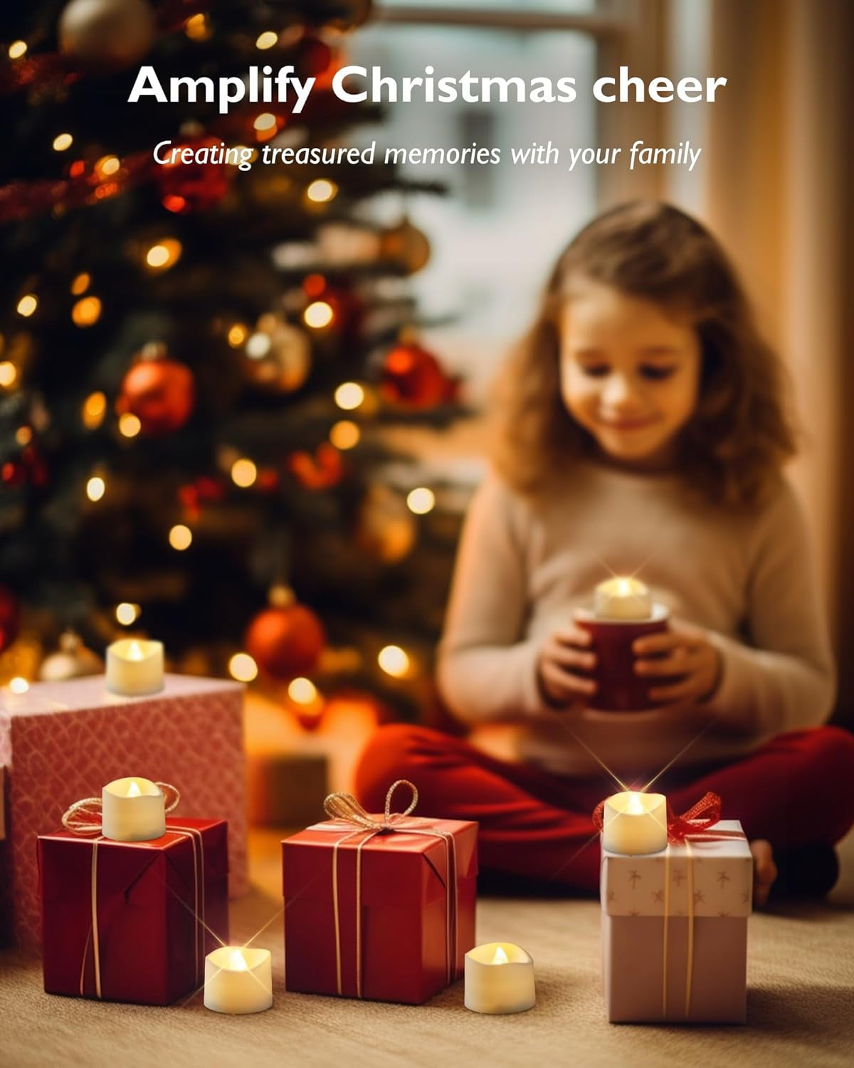 Illuminate your space effortlessly with our 24-Pack Flameless LED Tea Light Candles! 🕯️✨ Featuring a 6-hour timer for daily auto-on magic, perfect for centerpieces, lanterns, and holiday decor! #HomeDecor #FlamelessCandles