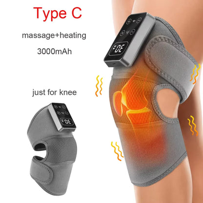 Revitalize Your Relaxation: 3-in-1 Electric Heated Vibration Massager for Knee, Shoulder & Elbow Pain Relief! 🌟👐💆‍♀️