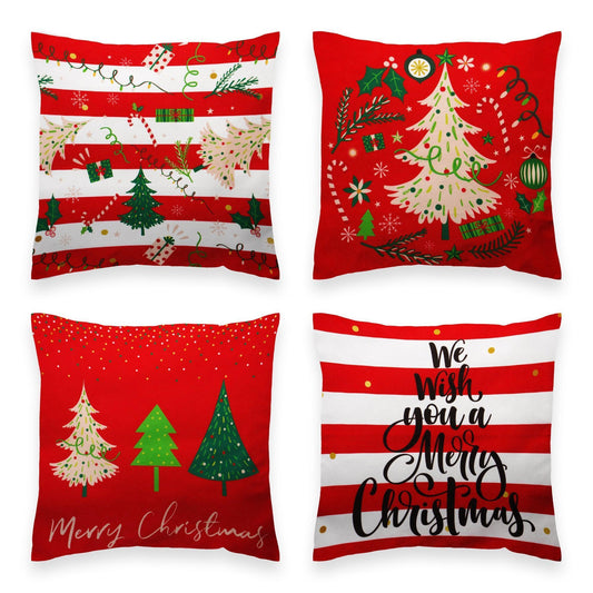 Jingle Bell Pillows: 4 Cozy Covers That Make Your Couch More Festive Than Santa's Workshop!
