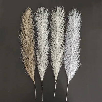 Transform Your Space with 10 Pcs Fluffy Artificial Pampas Grass - Perfect for Birthdays, Weddings, and DIY Home Decor! 🌾✨