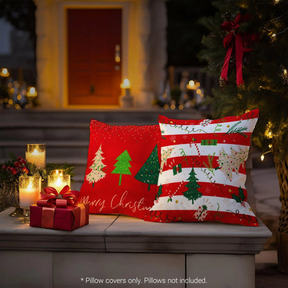 Jingle Bell Pillows: 4 Cozy Covers That Make Your Couch More Festive Than Santa's Workshop!