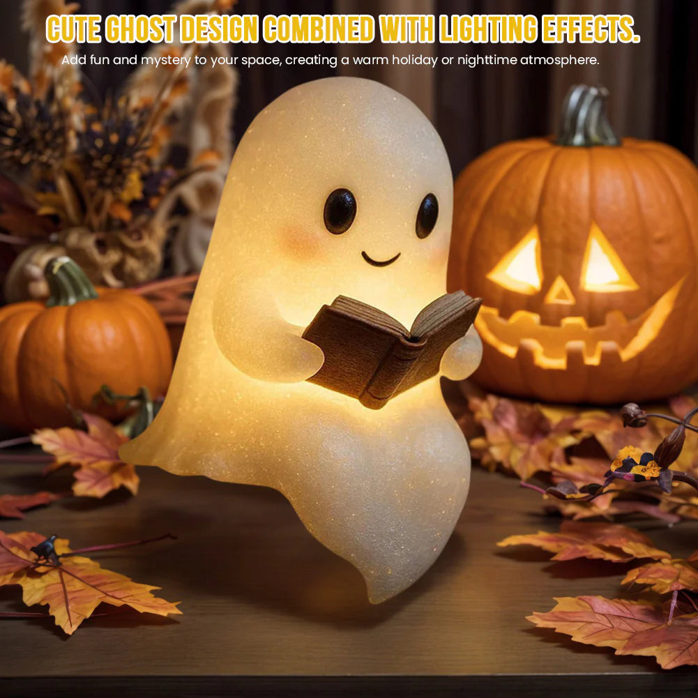 CozyGhost LED Night Light – Adorable Ghost Bedside Lamp, Warm Glow, Perfect for Kids & Halloween Gifts