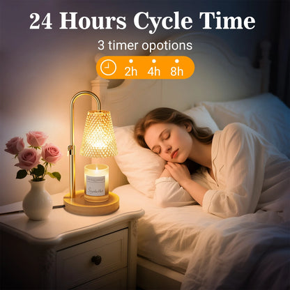 Transform Your Space with Our Stylish Candle Warmer Lamp! 🕯️✨ Dimmable & Adjustable, Perfect for Home Decor! #CandleLovers #HomeDecor #WaxMelter