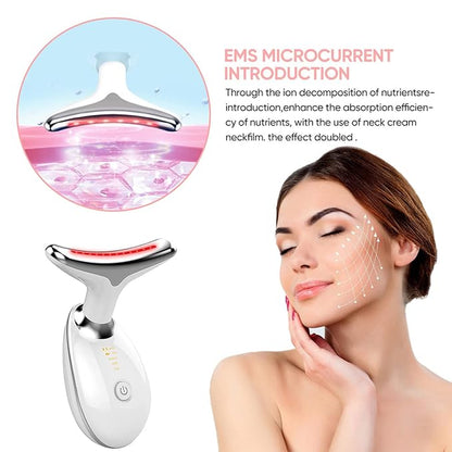 Revitalize Your Skin with Our Multi-Mode Facial Massager! 🌟 Say Goodbye to Double Chin and Hello to a Sculpted Face! 💖 Thermal, Vibration & Microcurrent Features for Ultimate Care! 📦 Fast US Shipping with Tracking!